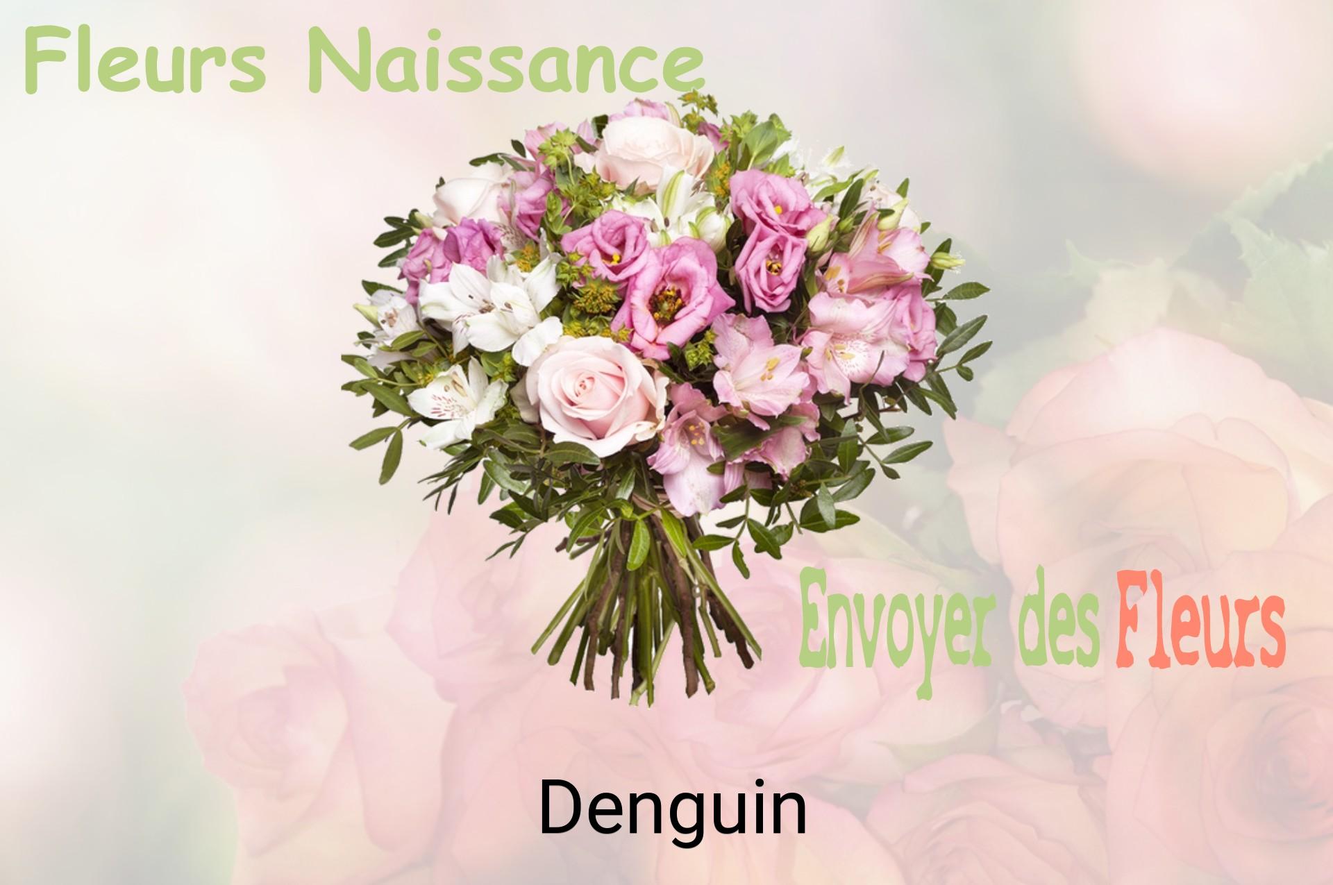 Bouquet de fleurs de naissance livré à Denguin